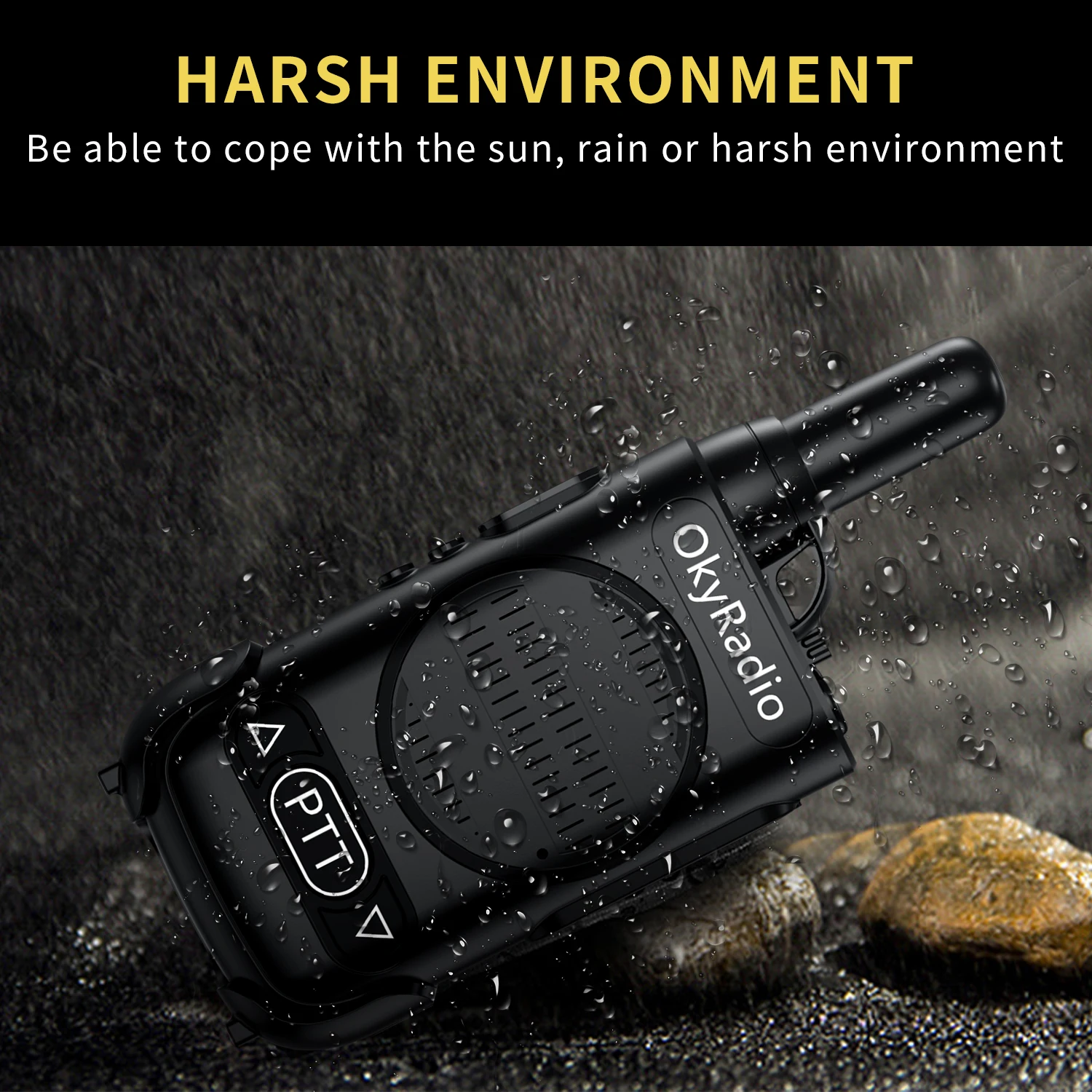 2022 New Walkie-talkie 4800mAh Large-capacity Battery Waterproof Walkie-talkie 16 Channels Suitable for Multiple Environments best walkie talkie for hunting