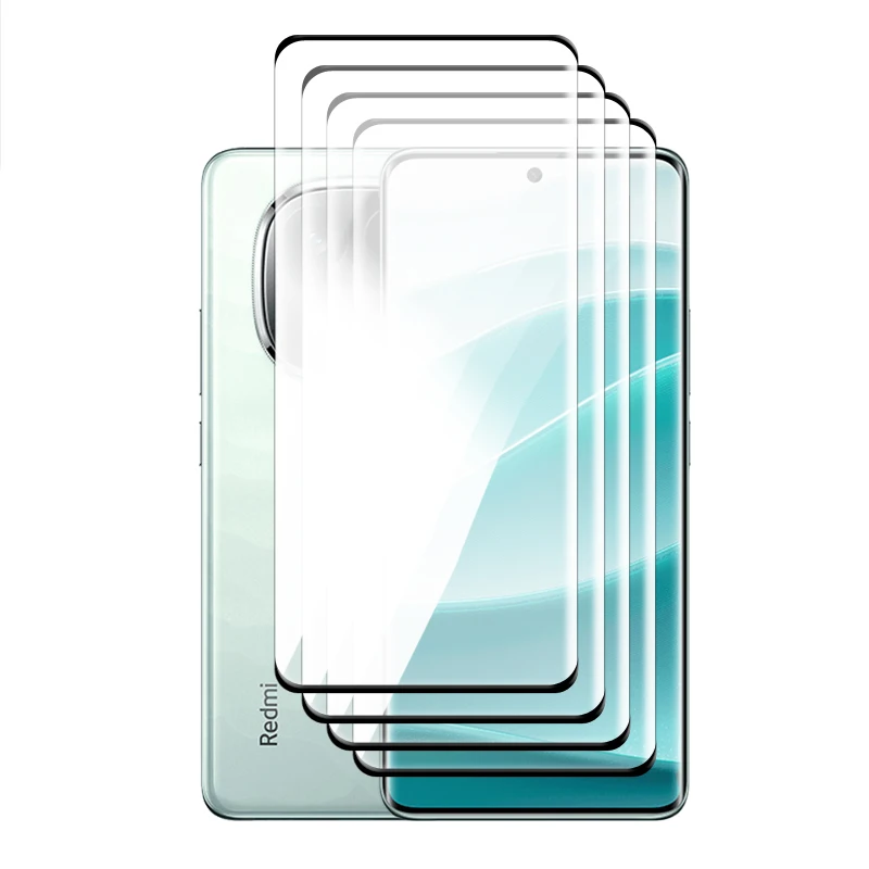 لهاتف Redmi Note 14 Pro + 5G واقي شاشة منحني ثلاثي...