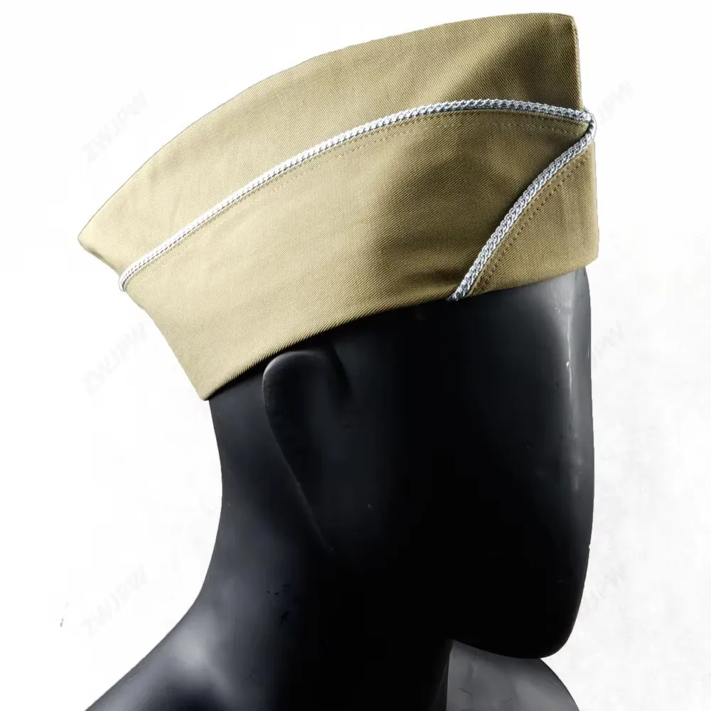 WW2 US ARMY AIRBORNE HAT WOOLEN GARRISON CAP khaki
