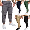 Casual Men's Work Pants Multi-Pocket Sporty Trousers Loose Fit Other Material Foreign Trade Best Seller