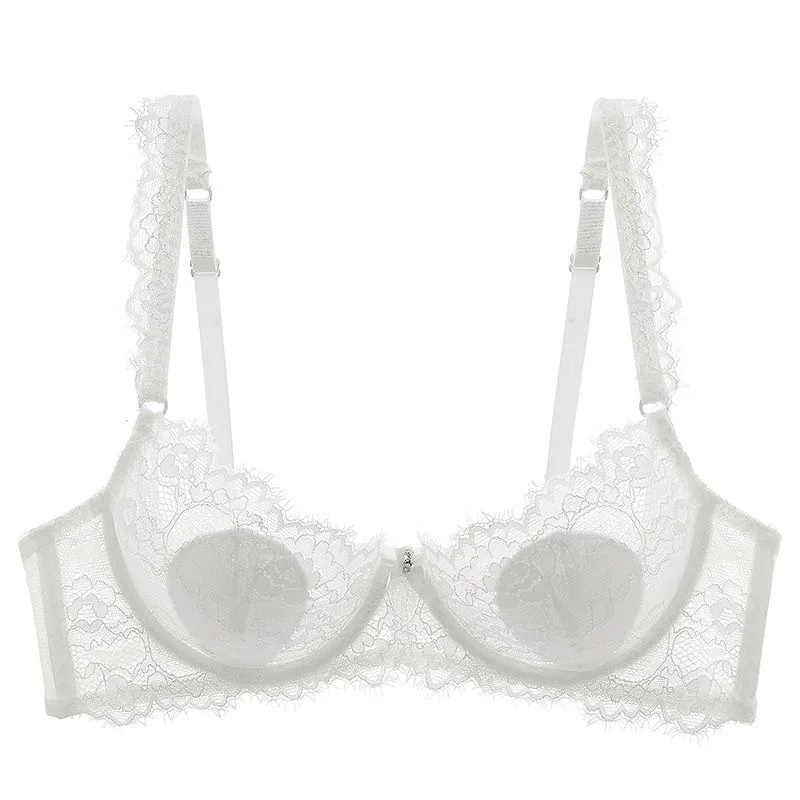 Lace Bra for Women Intimates Casual Thin Lingerie Elegant Ladies Daily Underwear Female Bra