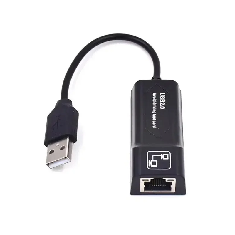 Wired USB Ethernet Adapter - 100Mbps Plug & Play Network Card