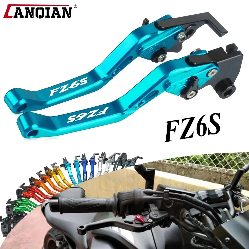 

Motorcycle Accessories CNC Adjustable Foldable Extendable Brake Clutch Lever For YAMAHA FZ6S FZ 6S 1998 1999 2000 2001 2002 2003