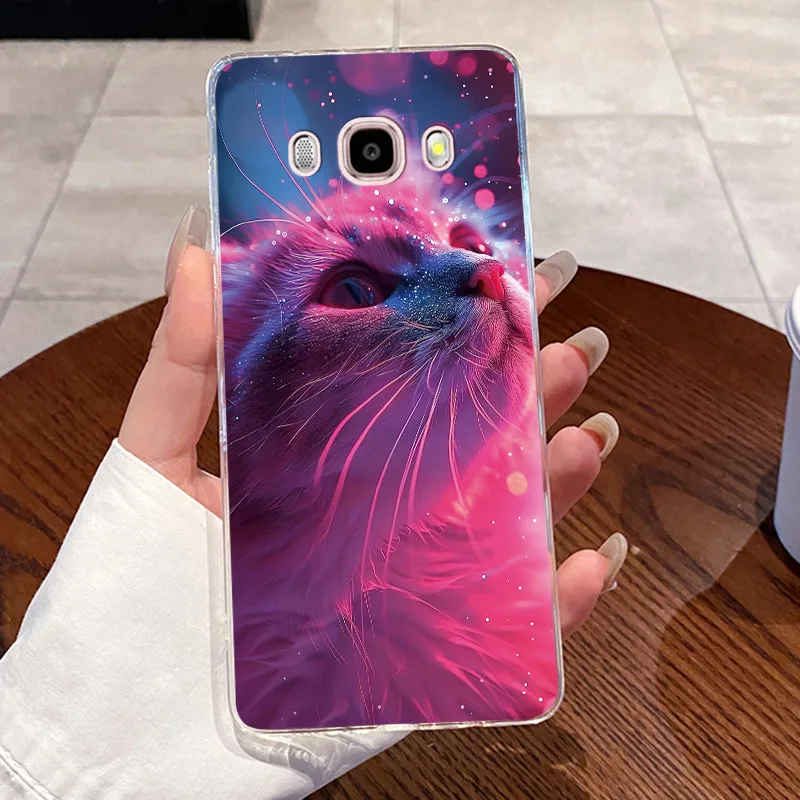 Aesthetic Cute Cat Transparent Phone Case Cover