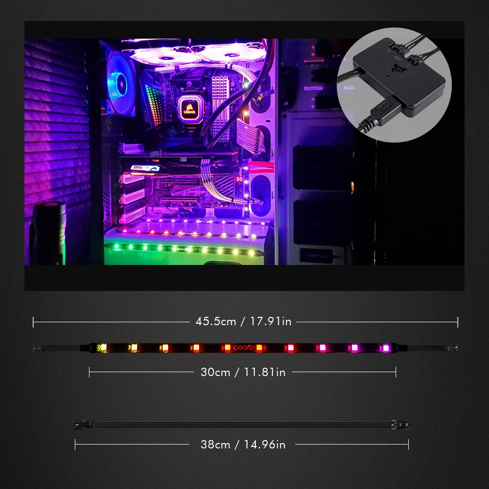 Corsair iCUE RGB LED   Ȯ ŰƮ, PC ̽ ּ   LED Ʈ, Corsair    ĿǴ  ʿ