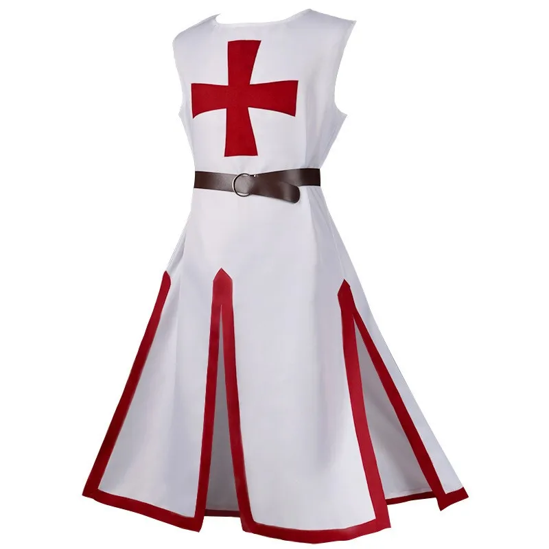 Medieval Templar Warrior Costume for Men and Women