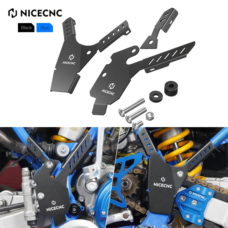 

Motorcycle CNC Aluminium Frame Guards Covers For Yamaha YZ85 2002-2021 2020 Frame Side Cover Fairing Protector Guard Black Blue