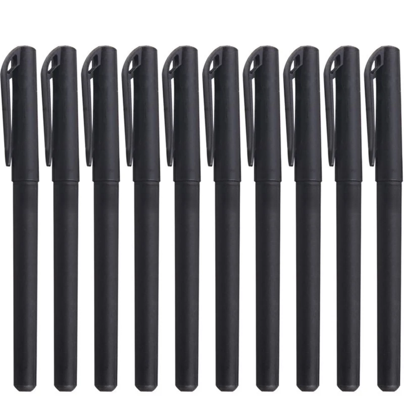 10 stücke Gel Stift Stift Zaun wasser basierten kommerziellen Stift leere Stange Zubehör Student Kinder Briefpapier Schule Bürobedarf