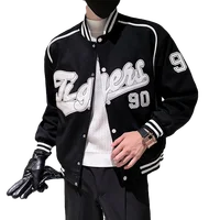 Korean Style Men's Casual Cargo Jacket | Spring Autumn Loose Solid Color Coat - Image 5
