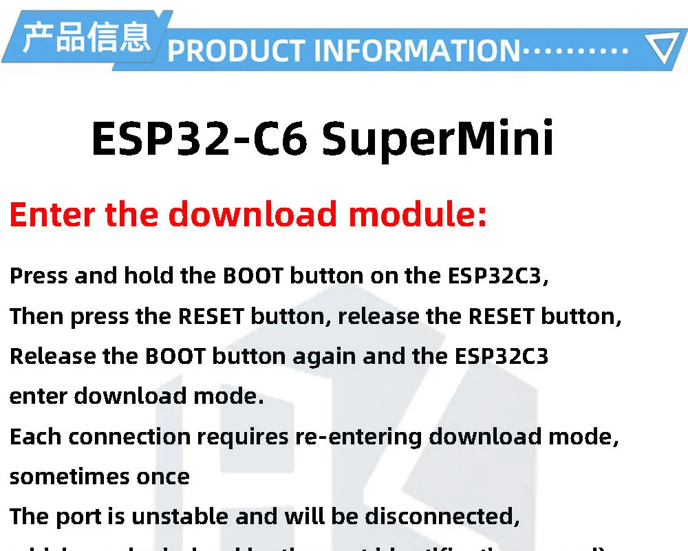 1 ~ 10PCS ESP32-C6 SuperMini Entwicklung Bord Mikrocontroller Programmierung Lernen Controller Core Board – Detail 1