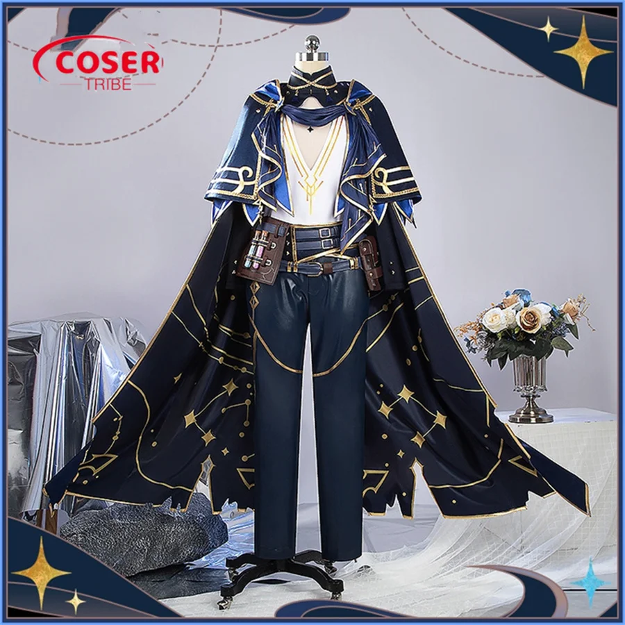 Coser Tribe Anime Game Nijisanj Milan Kestrel Handsome Halloween Carnival Role Cosplay Costume Set Completo
