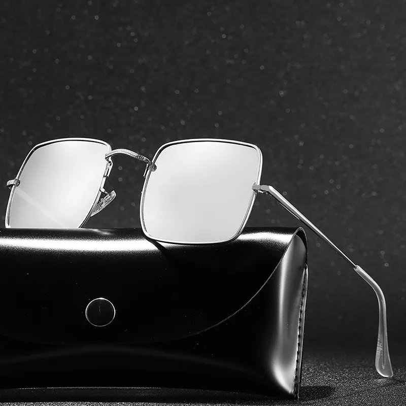 

Солнцезащитные очки унисекс, квадратные, поляризационные, с чехлом