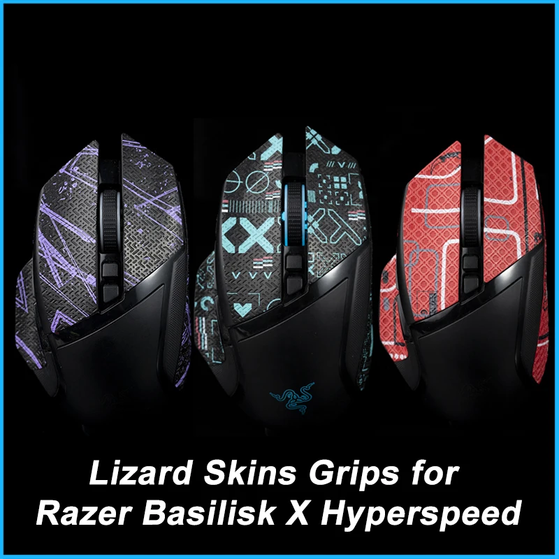 Fita de Skate Btl Mouse Grip Adesivo Artesanal Antiderrapante Pele de Lagarto Sugar Suor para Razer Basilisk x Hypervelocidade Wireless Ultimate v2