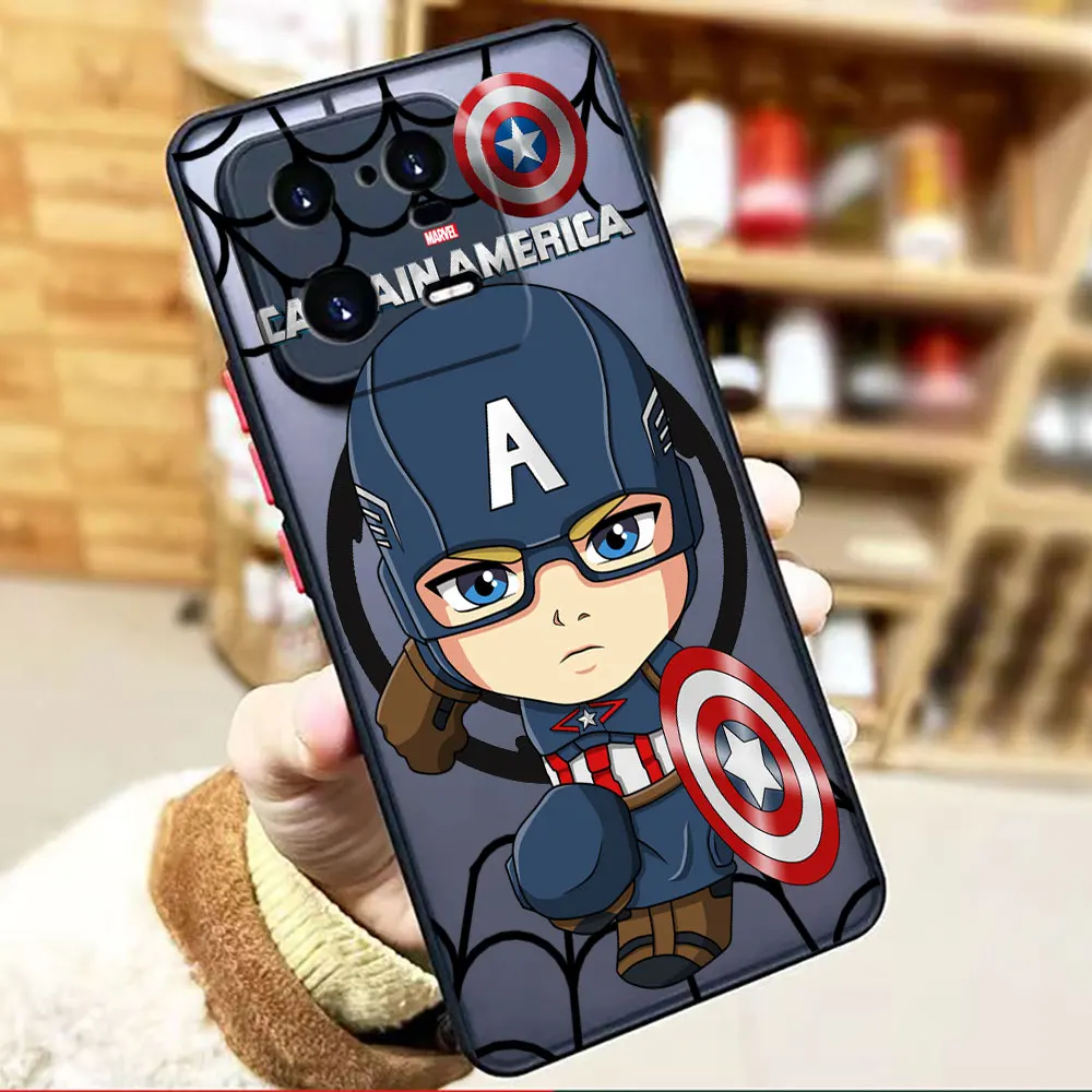 thumbnail image 1 of Funda mate para Xiaomi 13 12 12S 12T 11 11T 10 10T 10S 9 8 6X 5X PRO LITE 5G Funda Coque Shell Marvel Avengers Anime dibujos animados, 1 of 5