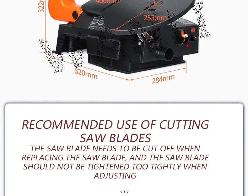 220v New New 16 Inch Electric Saw Table Saw Pull Jig 220V/120W Multi-Function Ad