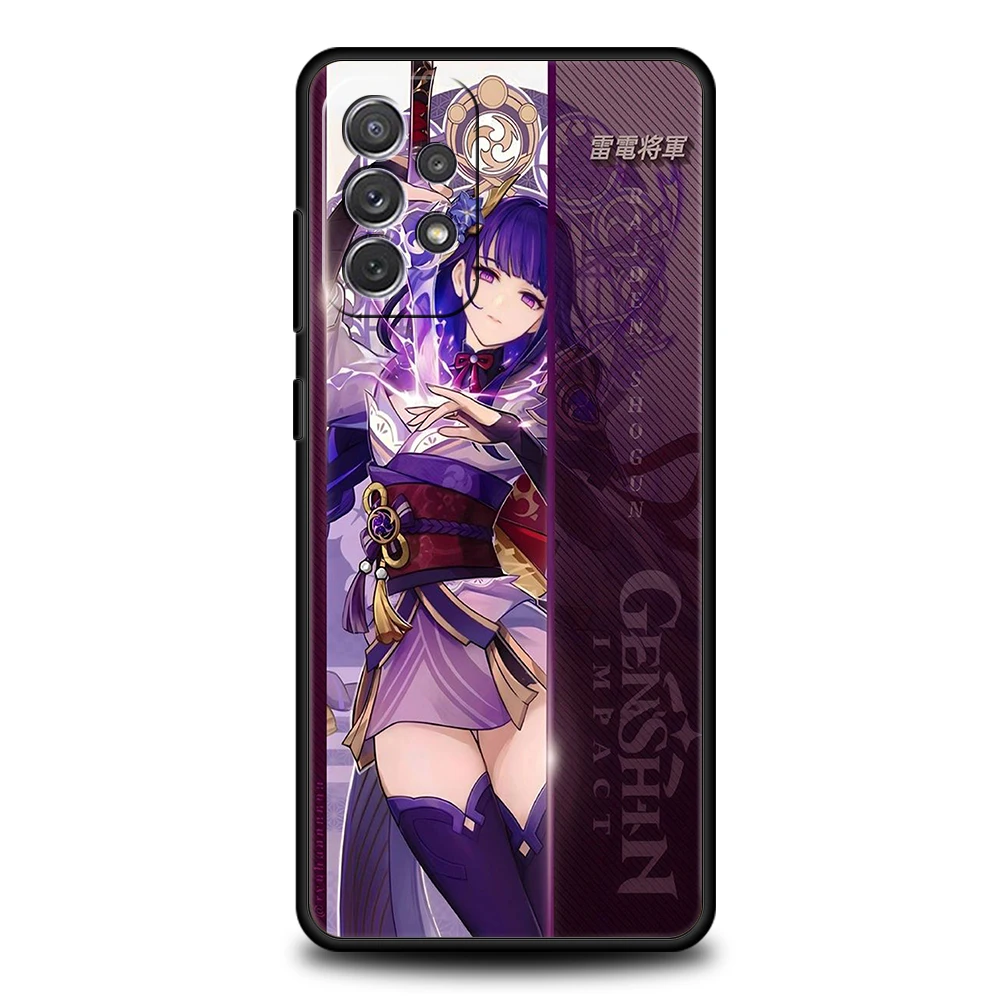 Amine Genshin Impact Game Handyhülle für Samsung Galaxy A15 A14 A25 A54 A34 A51 A71 A72 A73 A32 A52 A52S A11 A21S 5G Soft Shell – Detail 7