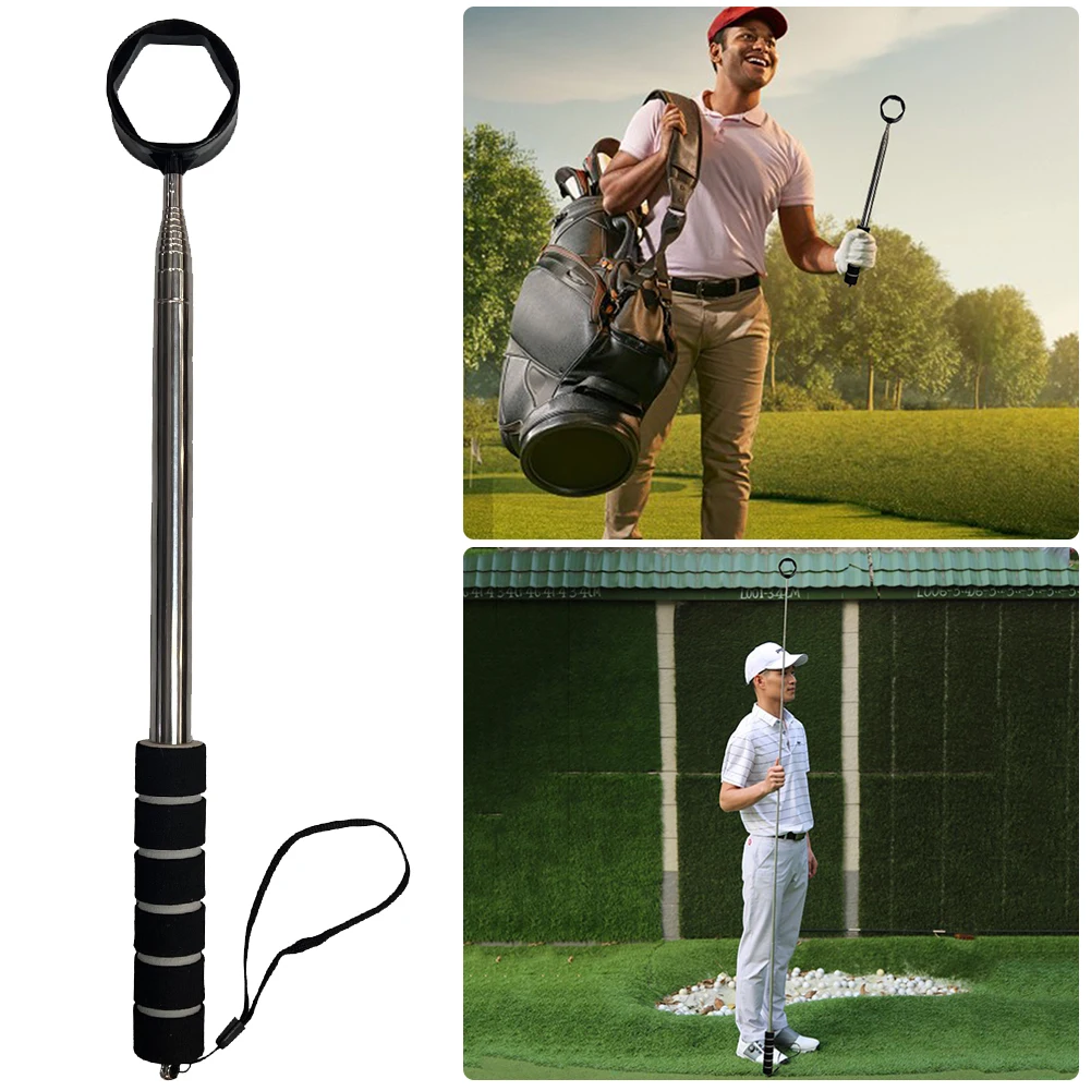 Stainless Steel Golf Ball Retriever Extendable Pick Up Tool