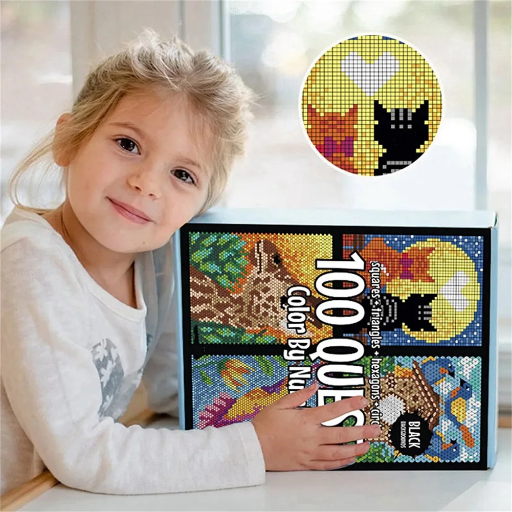 BAAU Colorful Digital Painting Book for Exploration and Creativity for Kids