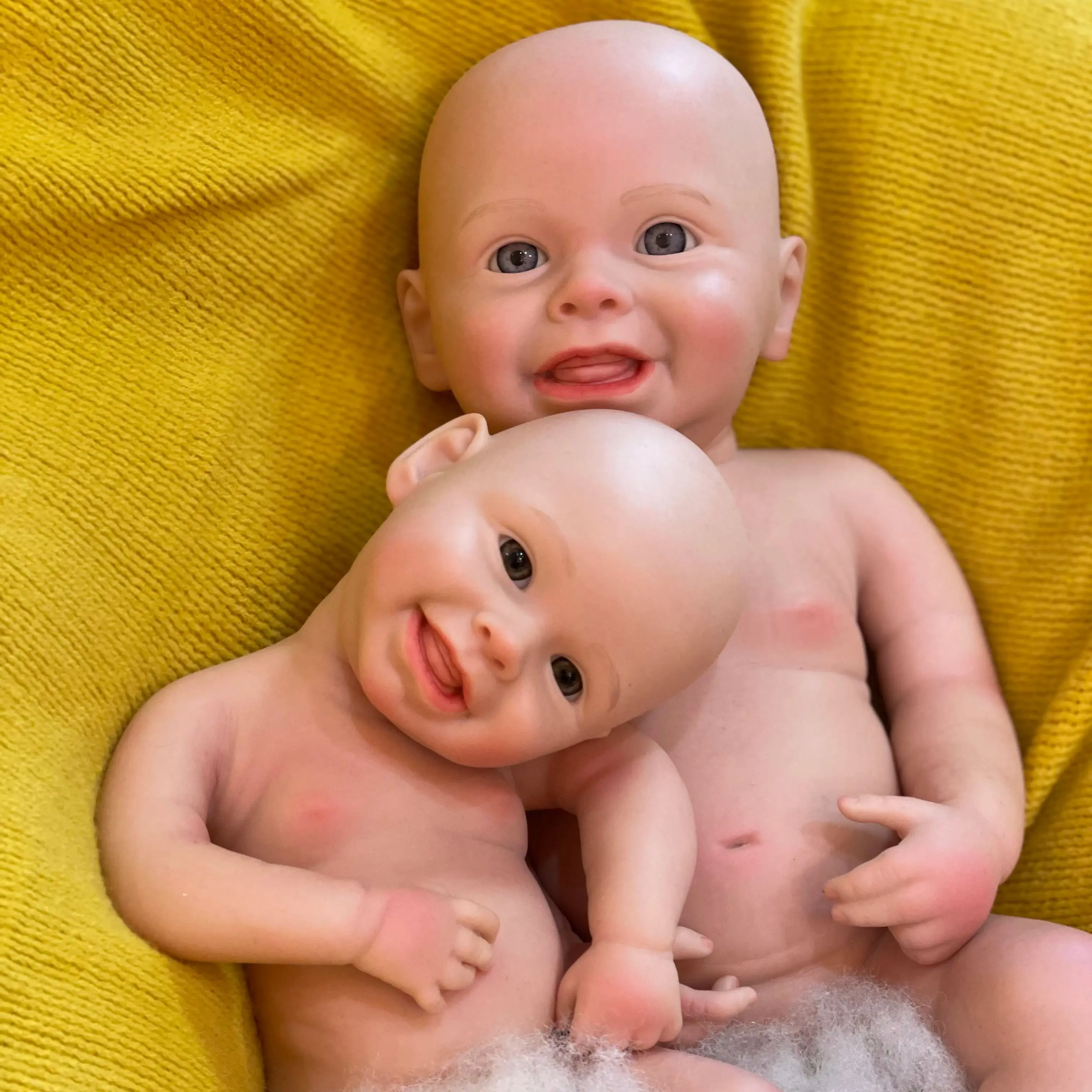 

Мягкая однотонная силиконовая кукла-младенец, 33 см и 45 см