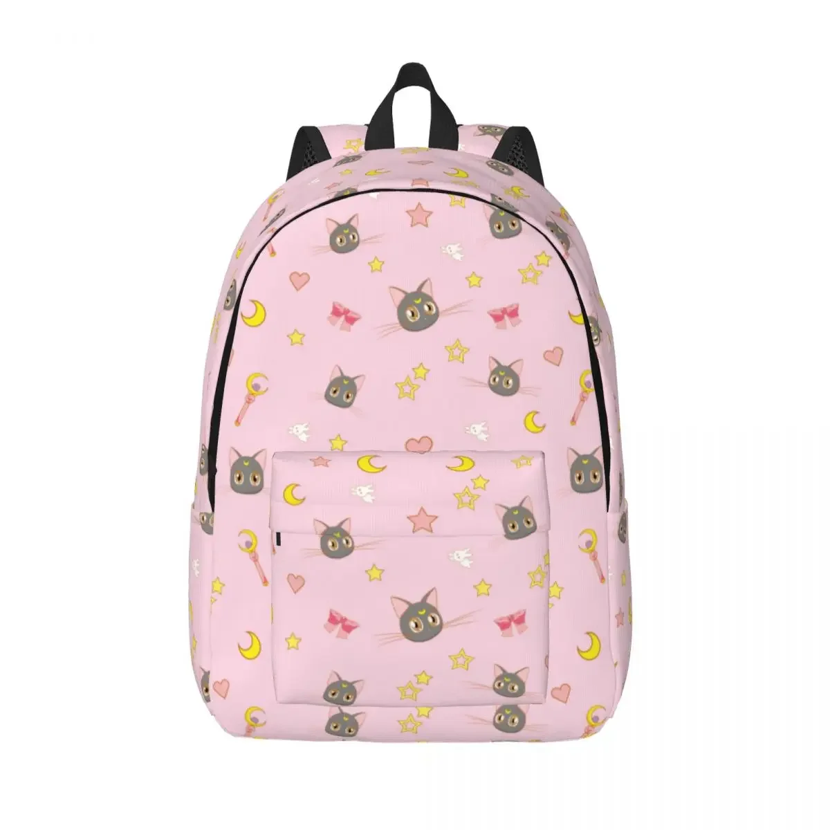 

Moon Girl Cats Stars for Men Women Student School Bookbag Kawaii Daypack Elementary High College Outdoor