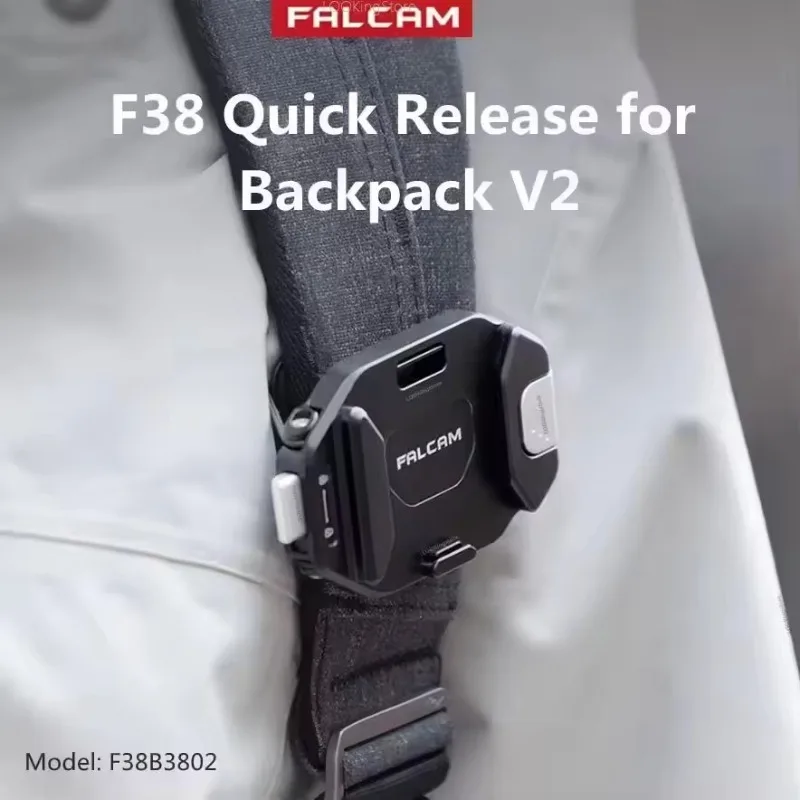 F ? 알캄 F38 퀵 릴리즈 키트 백팩 V2용 카메라 고프로 퀵 릴리즈 베이스 삼각대 백팩 숄더 스트랩
