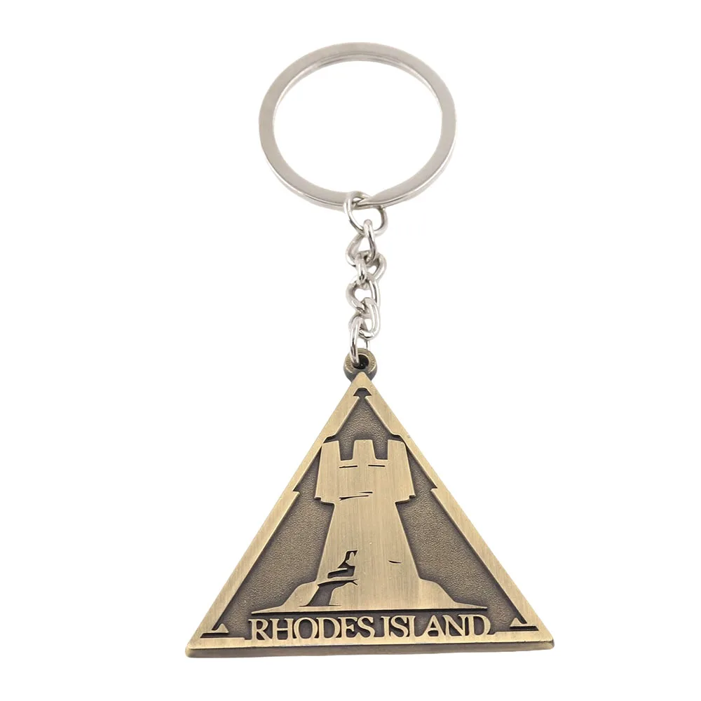 Tower Defense Strategy Game Key Ring Arknights Rhodes Island Logo Keychain Gamer Lover Gift Collect Souvenirs – Detail 1