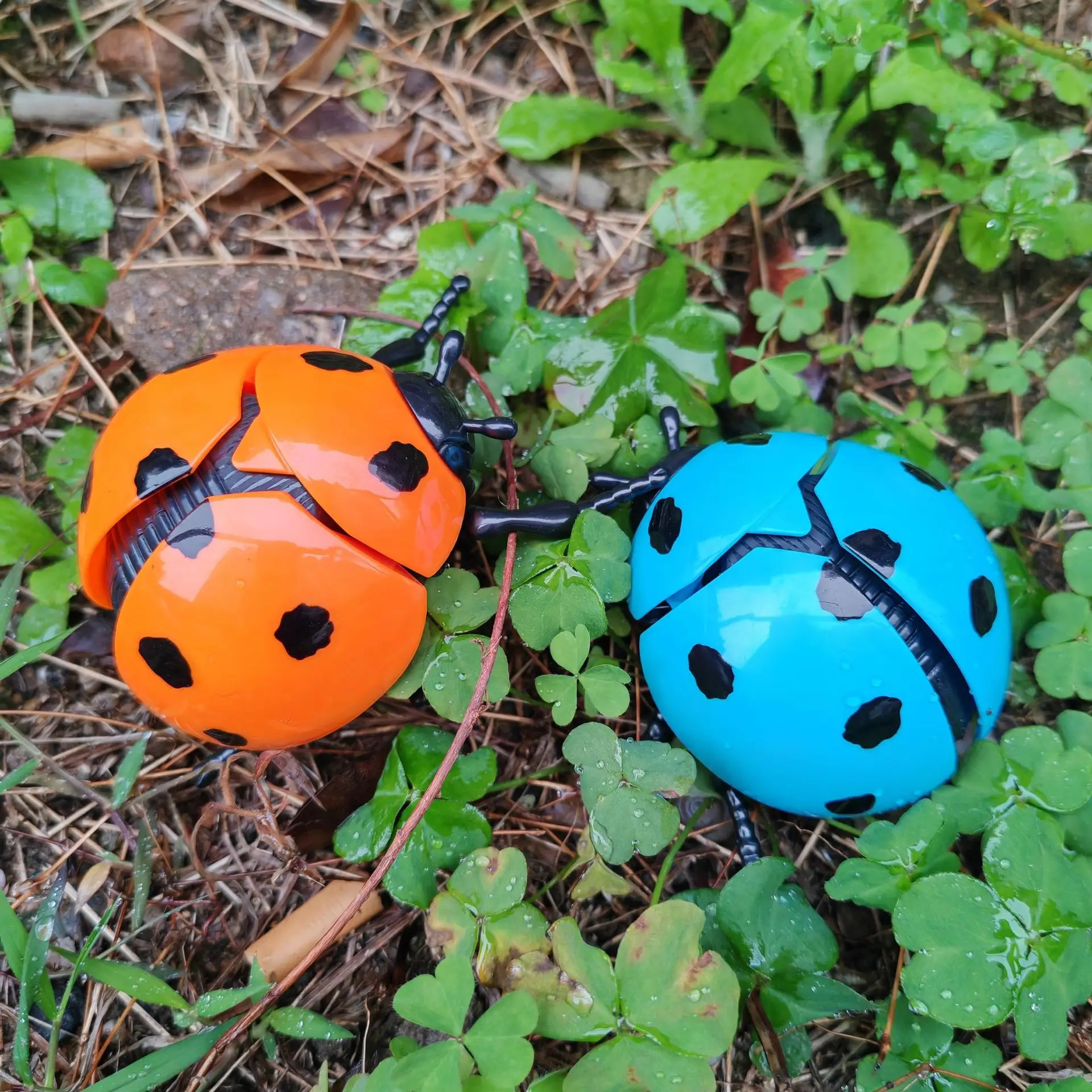 New Wind-up Simulation Ladybug Insect Toys Creative Ladybug Decompression Small Toys For Children Funny Clockwork