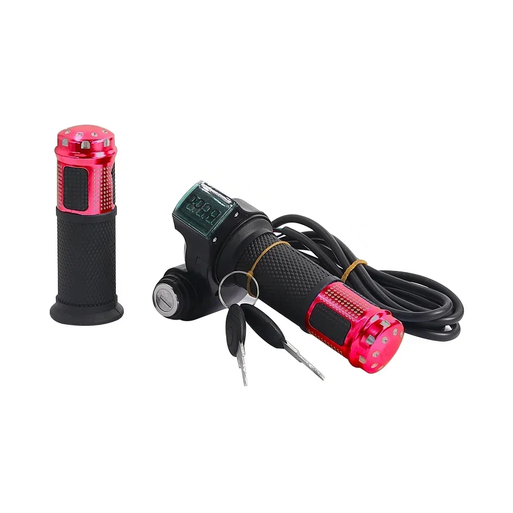 Universal Twist Throttle Accelerator with LED Display & Key Switch