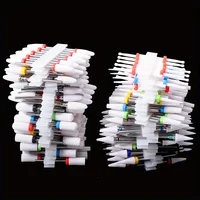 10pcs Ceramic Nail Drill Bits Set, Electric Manicure & Pedicure Milling Cutter, For Nail Polishing Machine 1