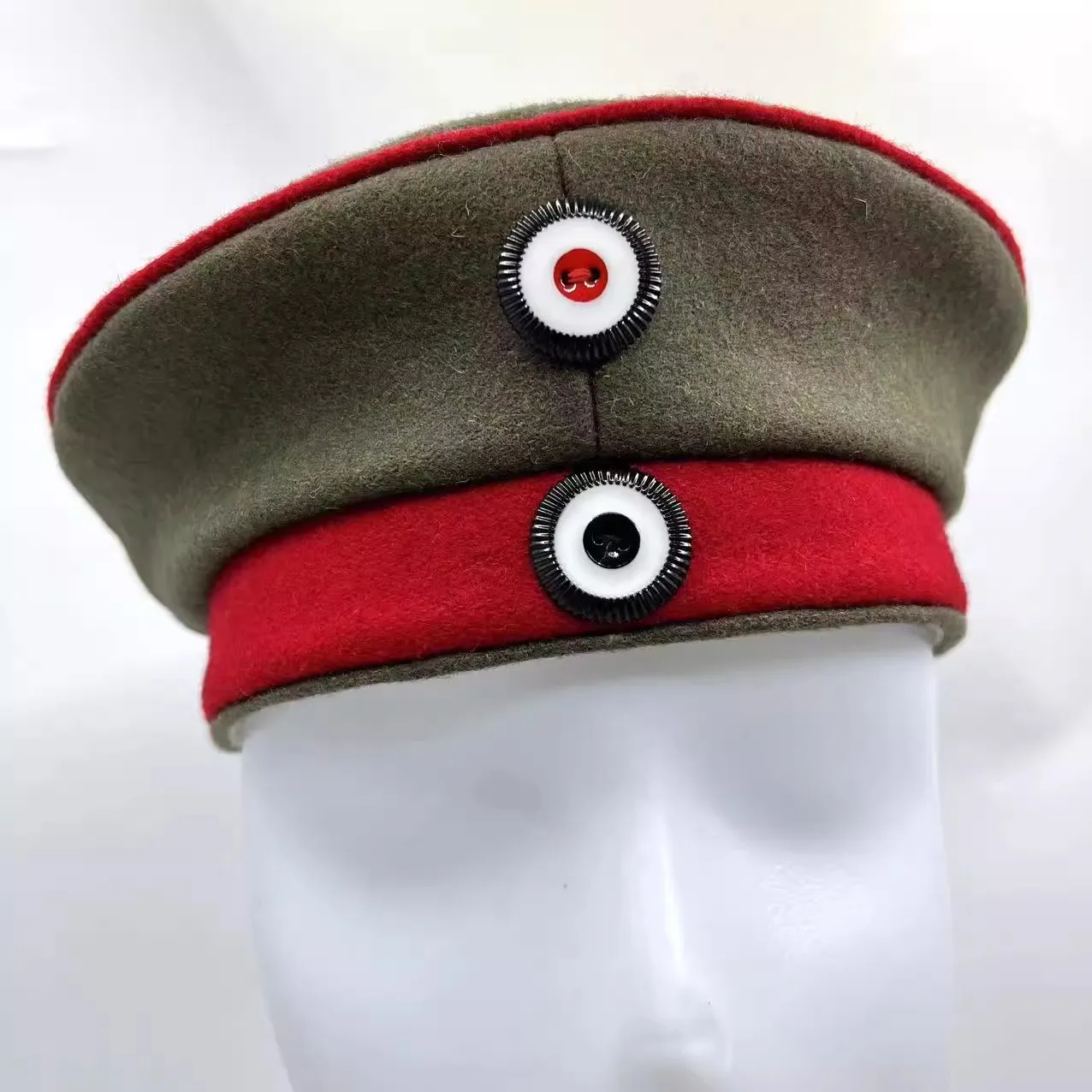 ww1 ドイツ帝国軍プロイセン制帽 ドイツ軍制服キャップクラッツェンフェルトムツェンフィールドキャップ