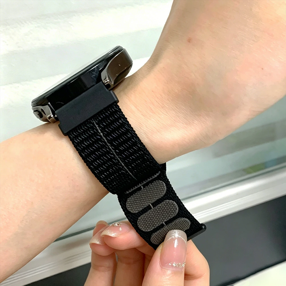 Nylon Loop Strap, Quick Adjustable Watch Band - 20mm/22mm