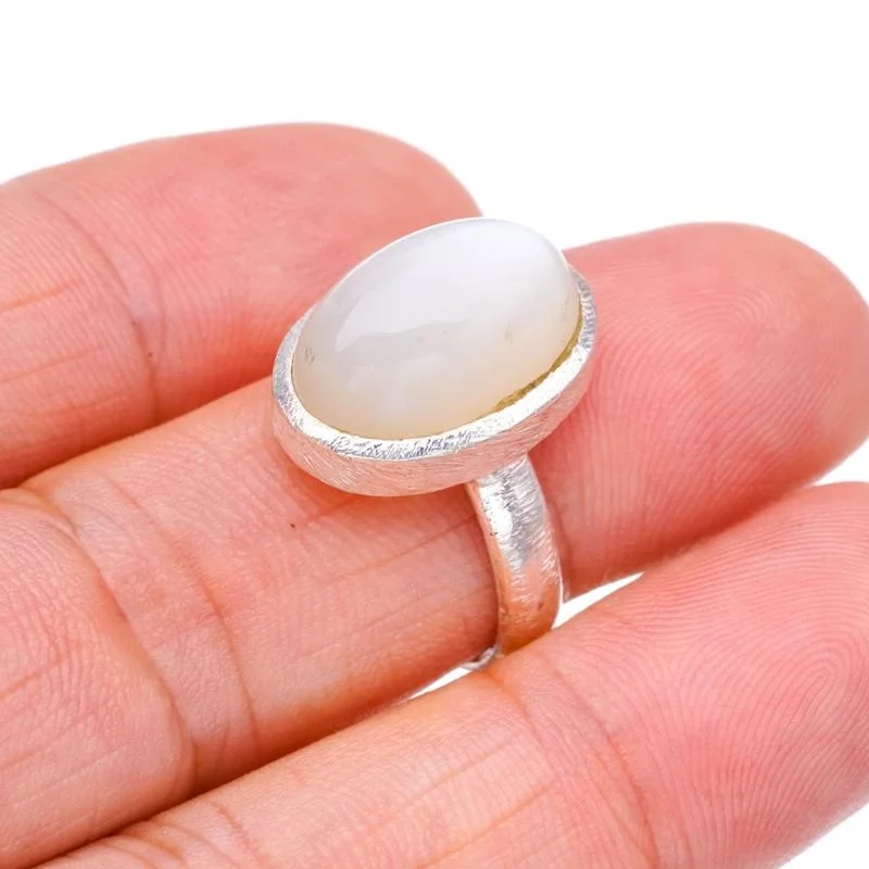 

StarGems® Natural Cats Eye Handmade 925 Sterling Silver Ring 7.75 F2463