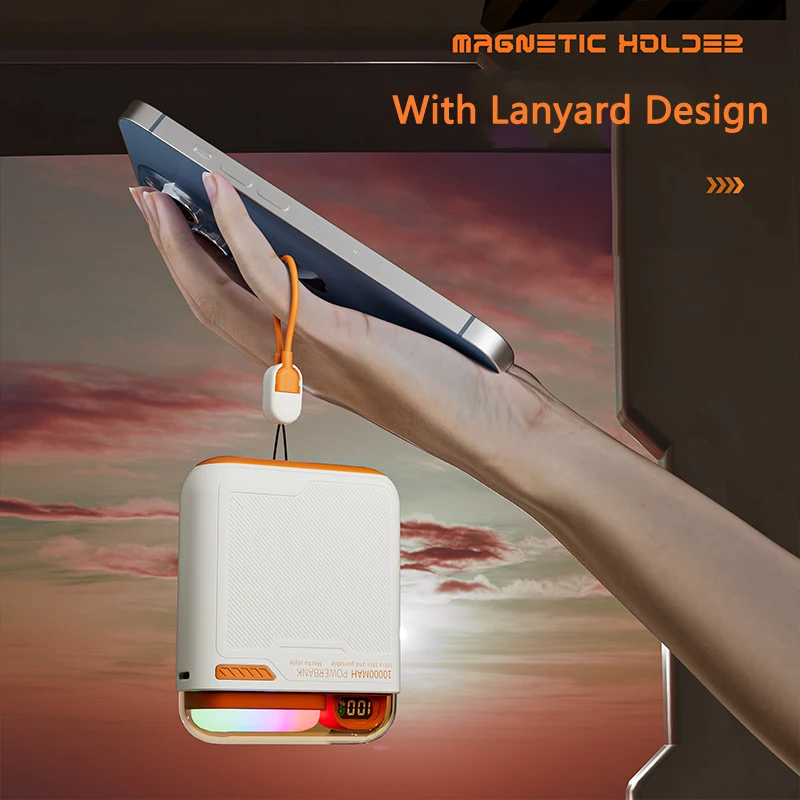 Magsafe Battery Pack Power Bank 10000Mah Caricabatterie Portatile Magnetico Powerbank Per Iphone15 Samsung Huawei Poverbank Batteria Di Ricambio