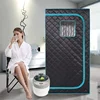 Full Body Home Steam Sauna Set 4L Large Steam Pot One Person Sauna Spa with Time Temperature Remote Control Detox Therapy 3