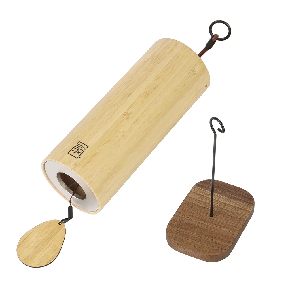 

Music Chimes Boho Windchime Bamboo Chord Wind Chimes Chord Outdoor Home Patio Garden Decoration Windbell Handmade Wooden