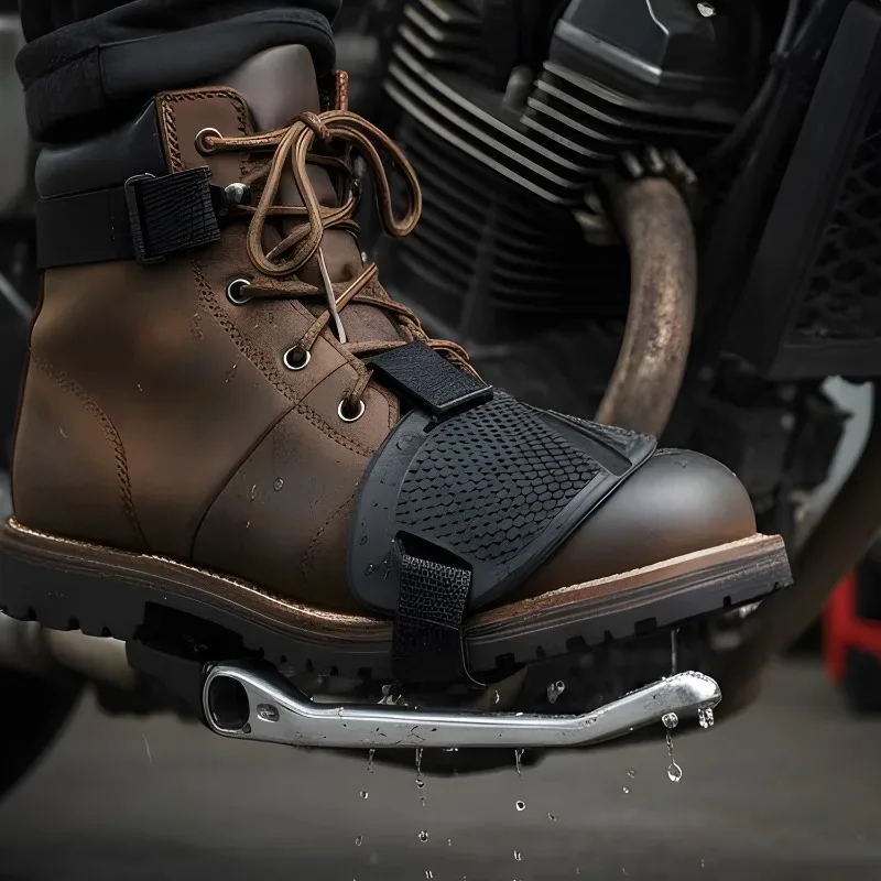 Motorcycle Shift Pad Gear Shoes Protective Motorbike Gears Shifter Men Waterproof Protector Motocross Boots Cover Accessories