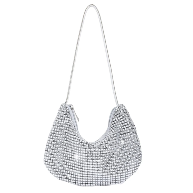 

Womens Evening Bag Shoulder Bag Armpit Bag Handbag Moon Bag for Party