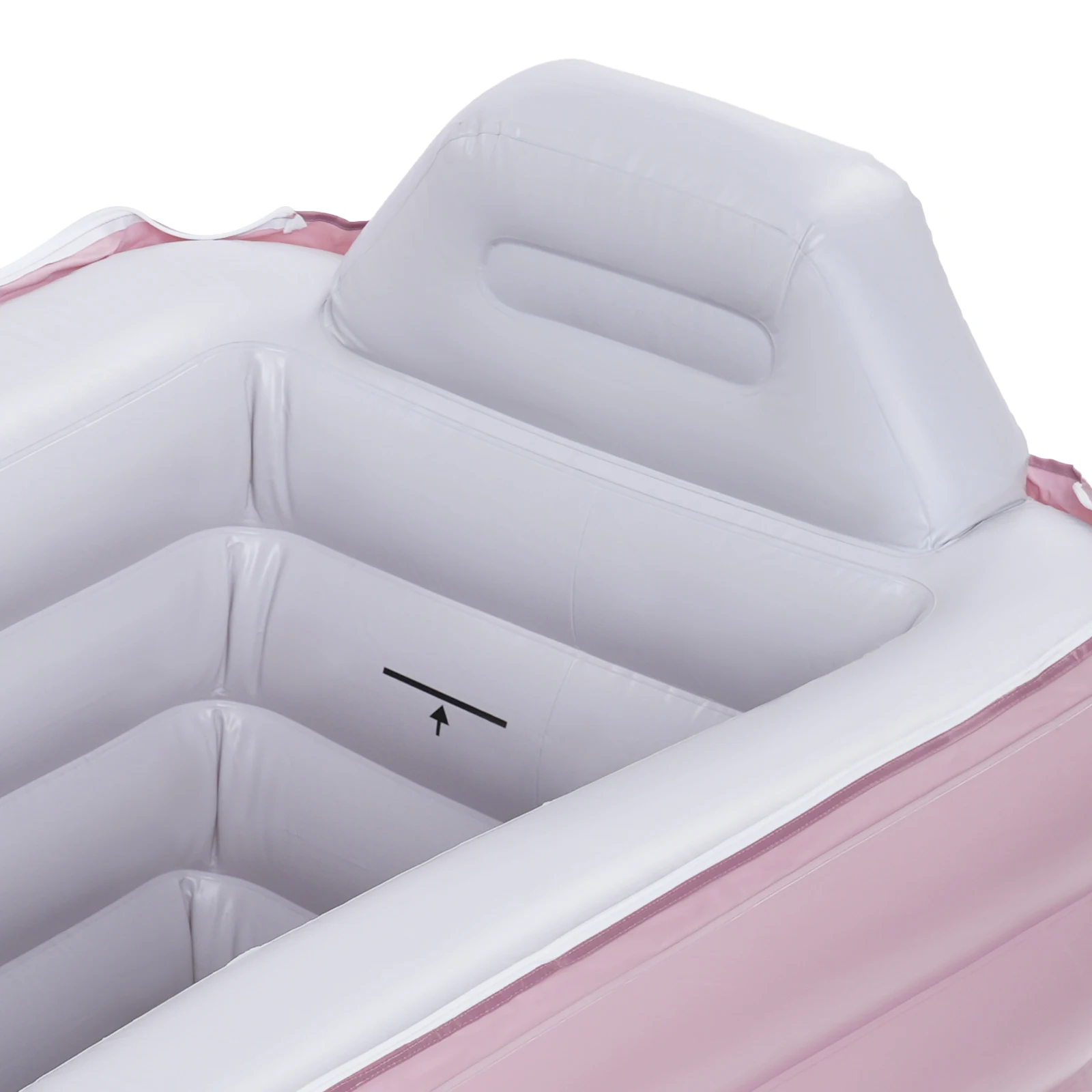 Inflatable Adult Bath Tub, Free-Standing Blow Up Bathtub with Foldable Portable Feature for Adult Spa with Electric Air Pump 4