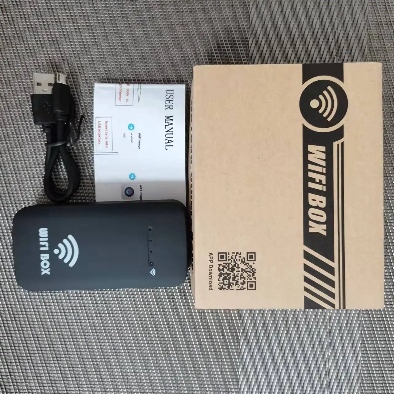 Wifi Transmitter Box for USB Endoscope Camera Borescope 1200P 720P 480P Resolution Compatible with Android iOS Device