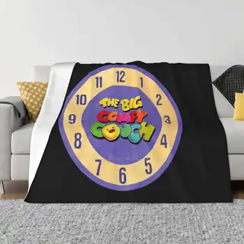 The Big Comfy Couch Clock Soft Warm Throw Blanket The Big Comfy Couch Childhood Shows I Love The 90S Nostalgic Nostalgia Tv