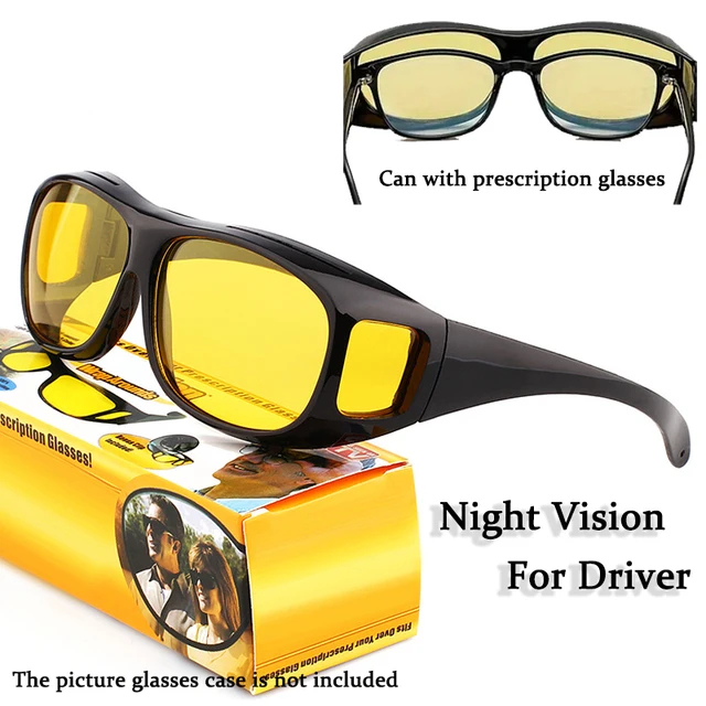 Lunettes de vision nocturne pour femmes et hommes, lunettes anti-reflets pour la conduite de nuit, lunettes pour délinquants, sports de plein air 1