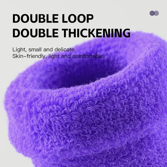 1 PC Towel Sports Wrist bands Tennis Sweat Bands Wrist Guard Basketball Fitness Sweatbands Wrist Wrap Wrist Protection Badminton 3
