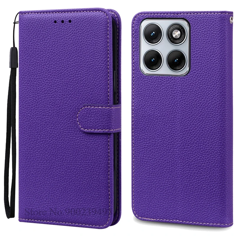 Enhanced Leather Flip Wallet Cover | Magnetic Book-Style Protective Case for Motorola Edge 70 Fusion