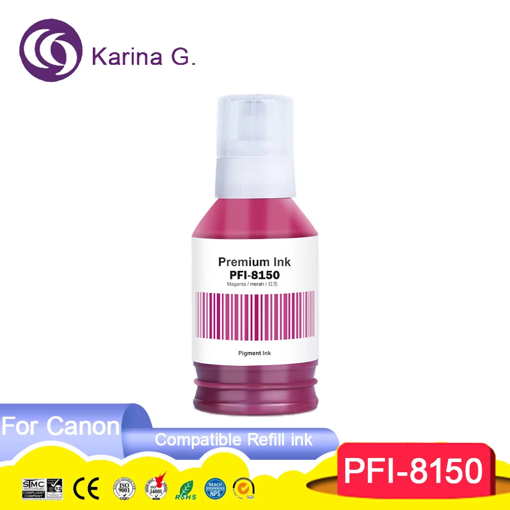 PFI-8150 PFI8150 PFI 8150 Premium Color Compatible Bottle Water Based Refill Pig