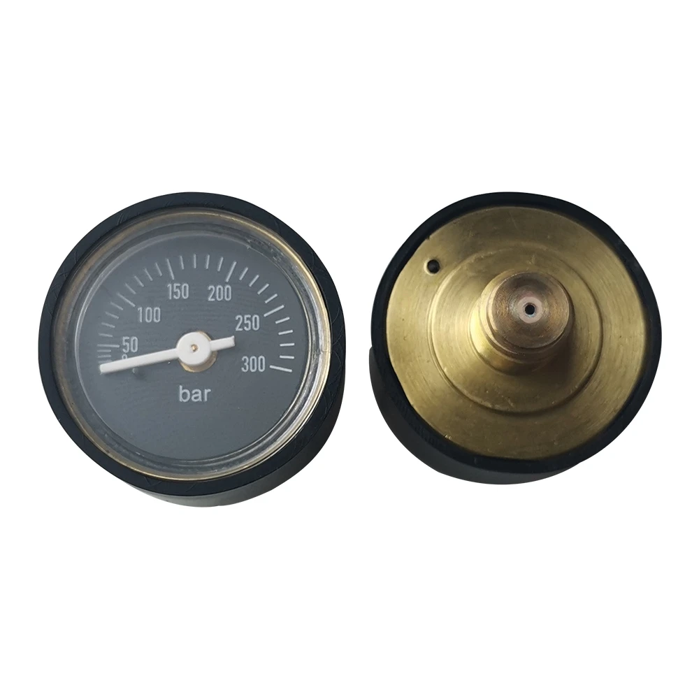 28mm Dial Air Pressure Gauge Manometer 200 Bar 300Bar G1/8 Thread pressure vacuum gauge