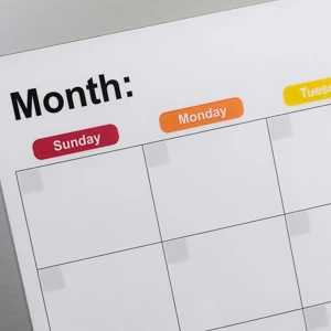 Calendario Magnetico Da Frigorifero Litimkat - 2 Pezzi, 40x30cm, Con Pennarelli - Foto 9