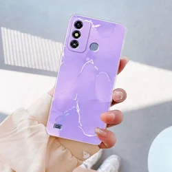 Shockproof Clear Silicone Soft TPU Back Cover Bumper Coque Case for ZTE Blade A53 (TM2251)