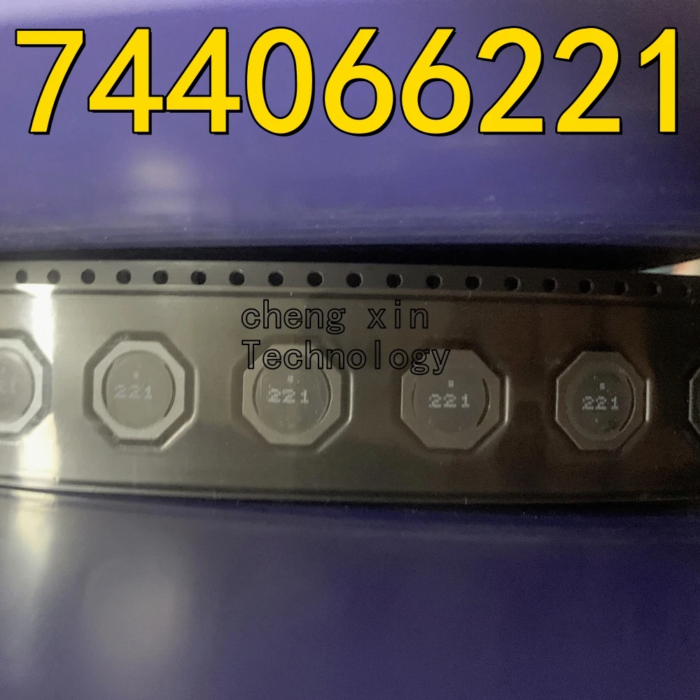 

744066221 50 шт. 10 шт. шелкография: 221 SMD 220uH ± 30% 850mA индуктор мощности, новый и оригинальный