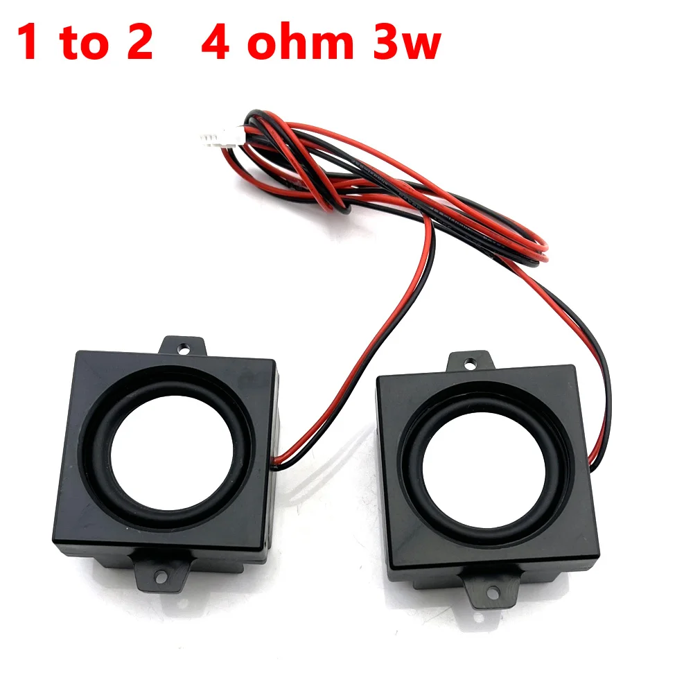 Mini haut-parleur Audio TV, 1 paire, 4 Ohm, 2W à PH 2.0, pilote, jouet  sonore, ordinateur, connecteur - AliExpress