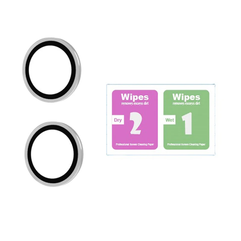 Bling Cover Lens - Glitter Ring Tempered Glass Camera Lens Protector